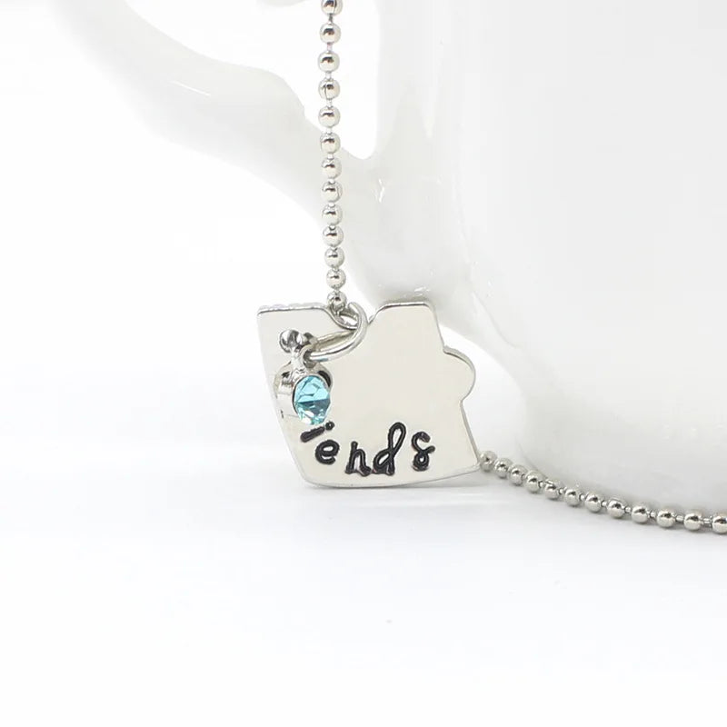 3 Piece Set Best Friend Friendship Pendants