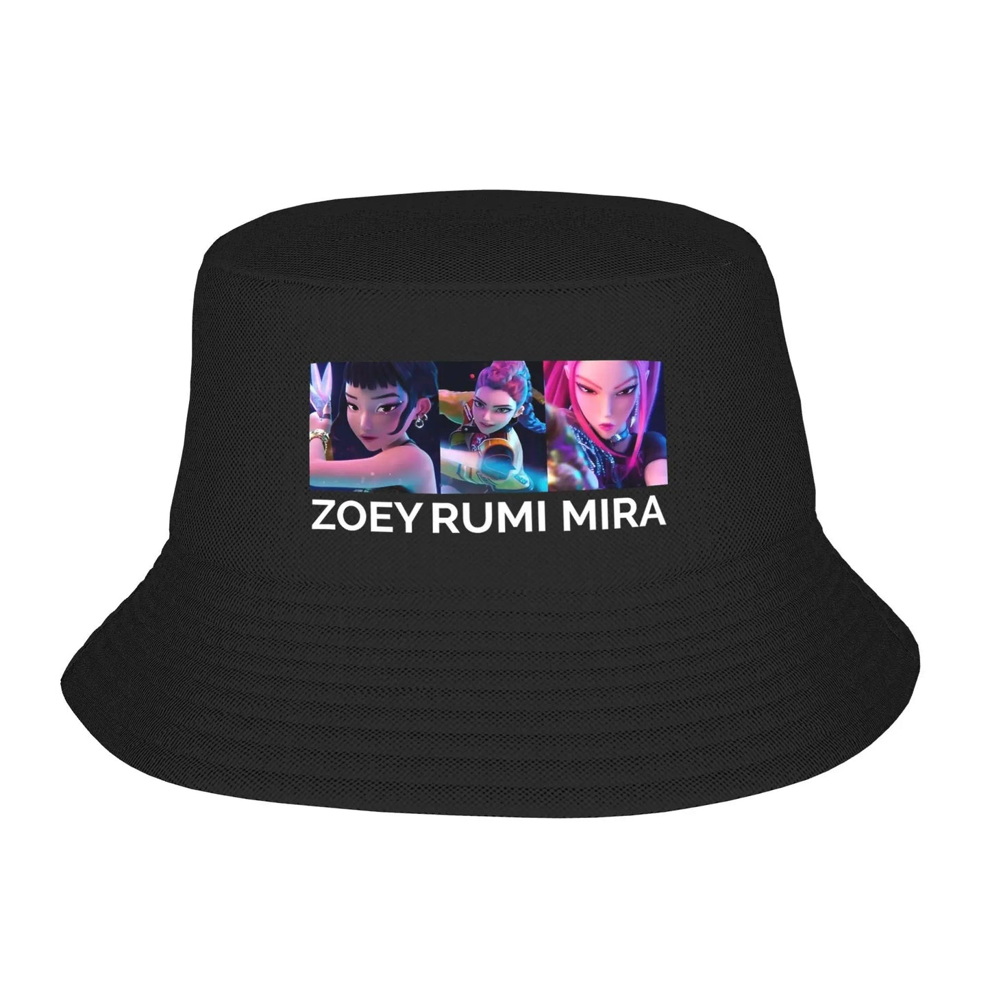 Huntrix KPop Demon Hunters Logo Bucket Hat