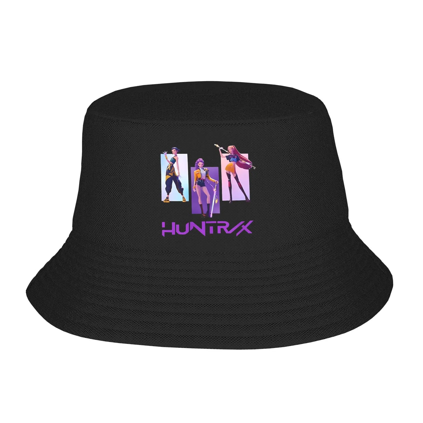 Huntrix KPop Demon Hunters Logo Bucket Hat