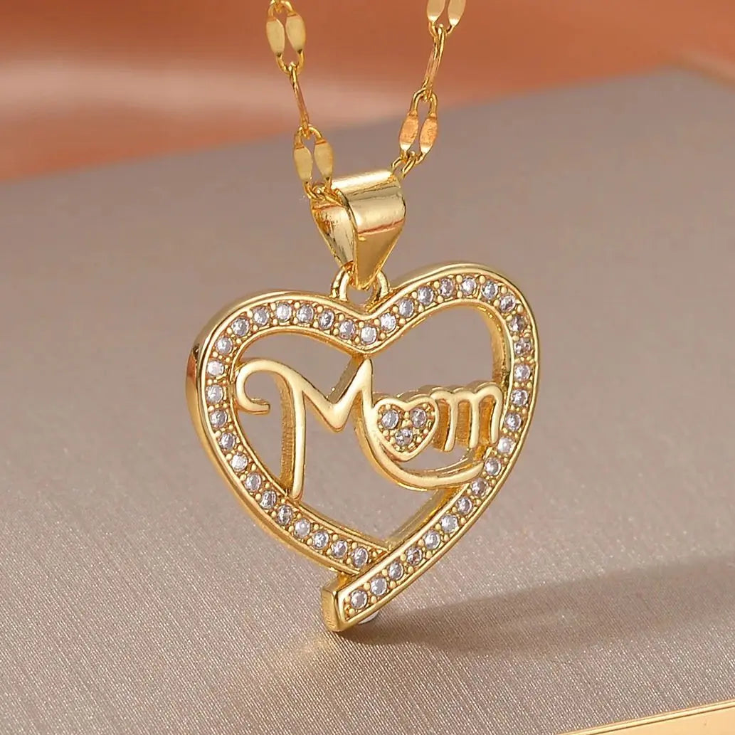 Children (Girls and Boys) Stainless Steel Family Necklaces