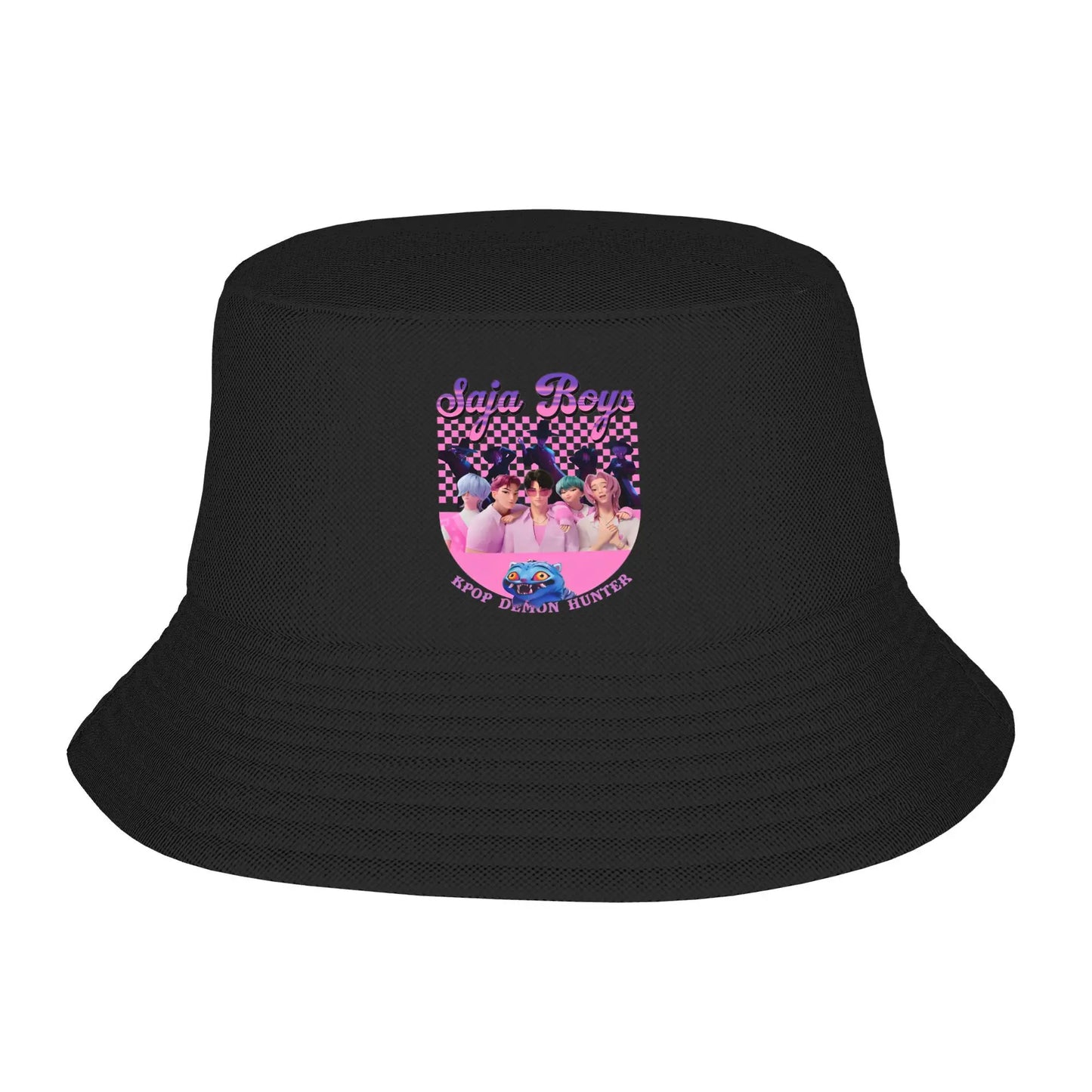 Huntrix KPop Demon Hunters Logo Bucket Hat