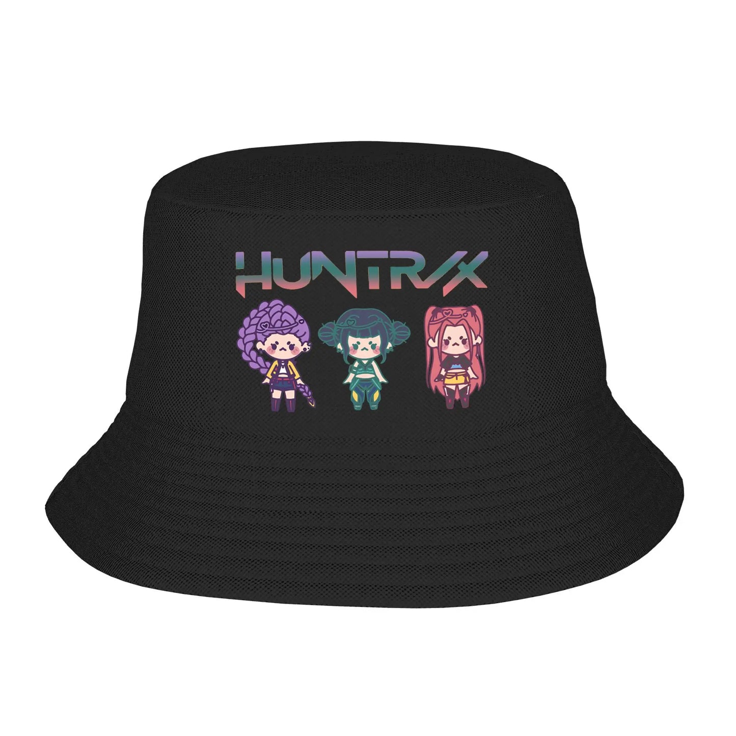 Huntrix KPop Demon Hunters Logo Bucket Hat