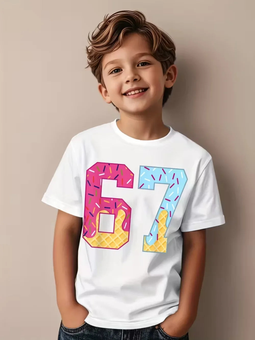 67 Meme T-Shirt for Kids lots of different designs