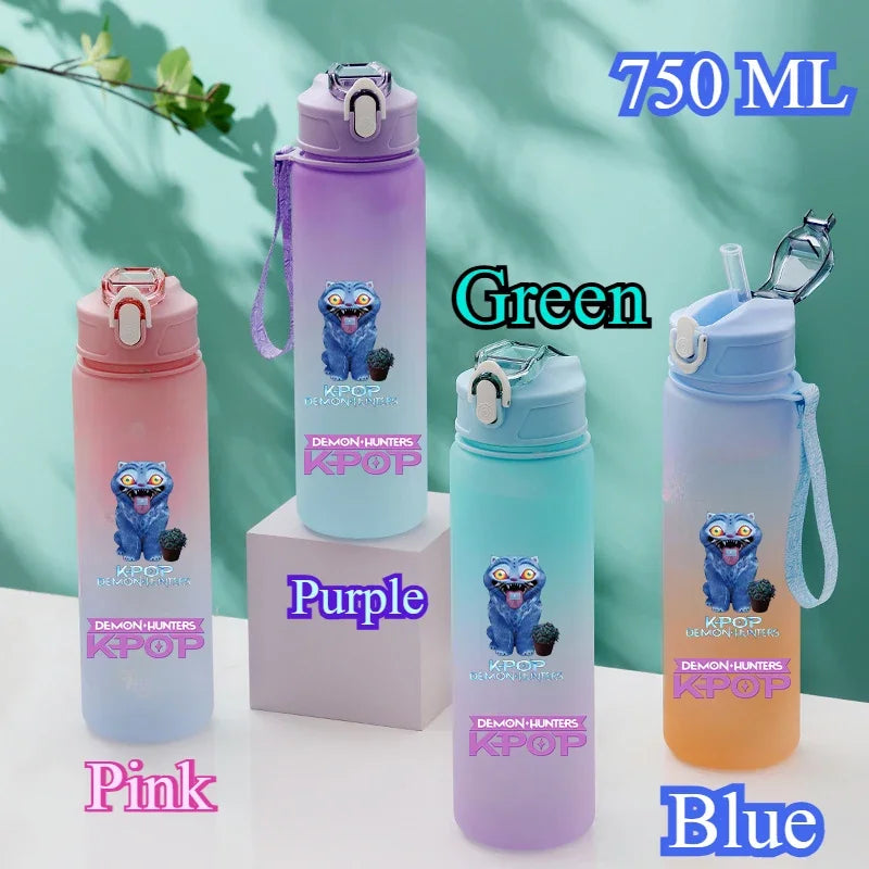 KPop Demon Hunters HUNTR/X Rumi Mira Zoey Water Bottle