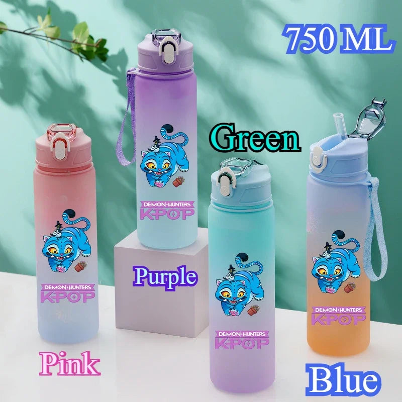KPop Demon Hunters HUNTR/X Rumi Mira Zoey Water Bottle