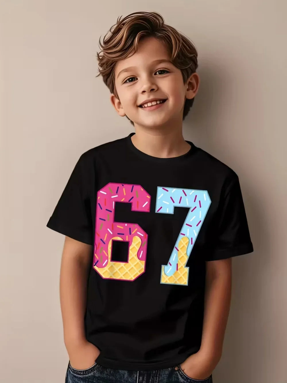 67 Meme T-Shirt for Kids lots of different designs